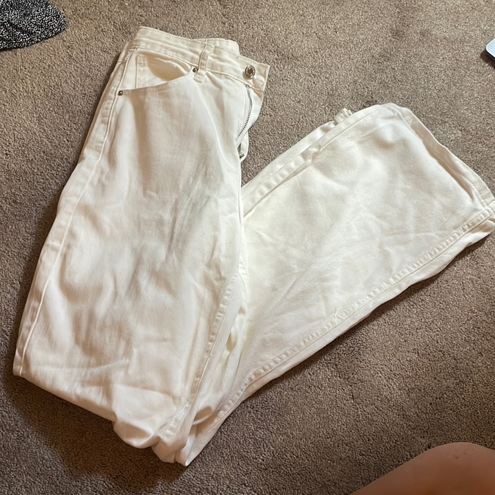 white jeans
